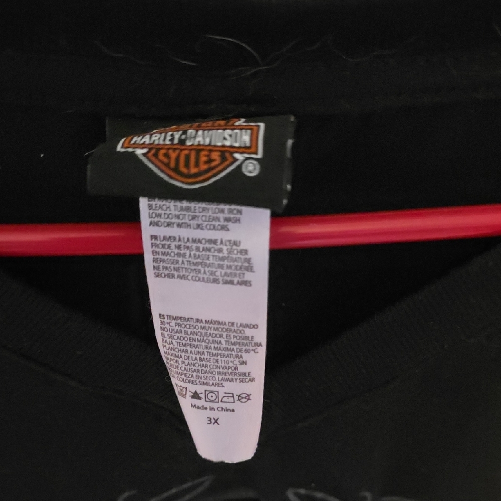 Harley-Davidson Black and White Logo Tee - Picture 3 of 4